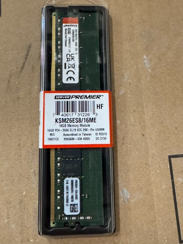 Kingston 16gb ddr4 2666mhz - kingston, ddr4-2666mhz